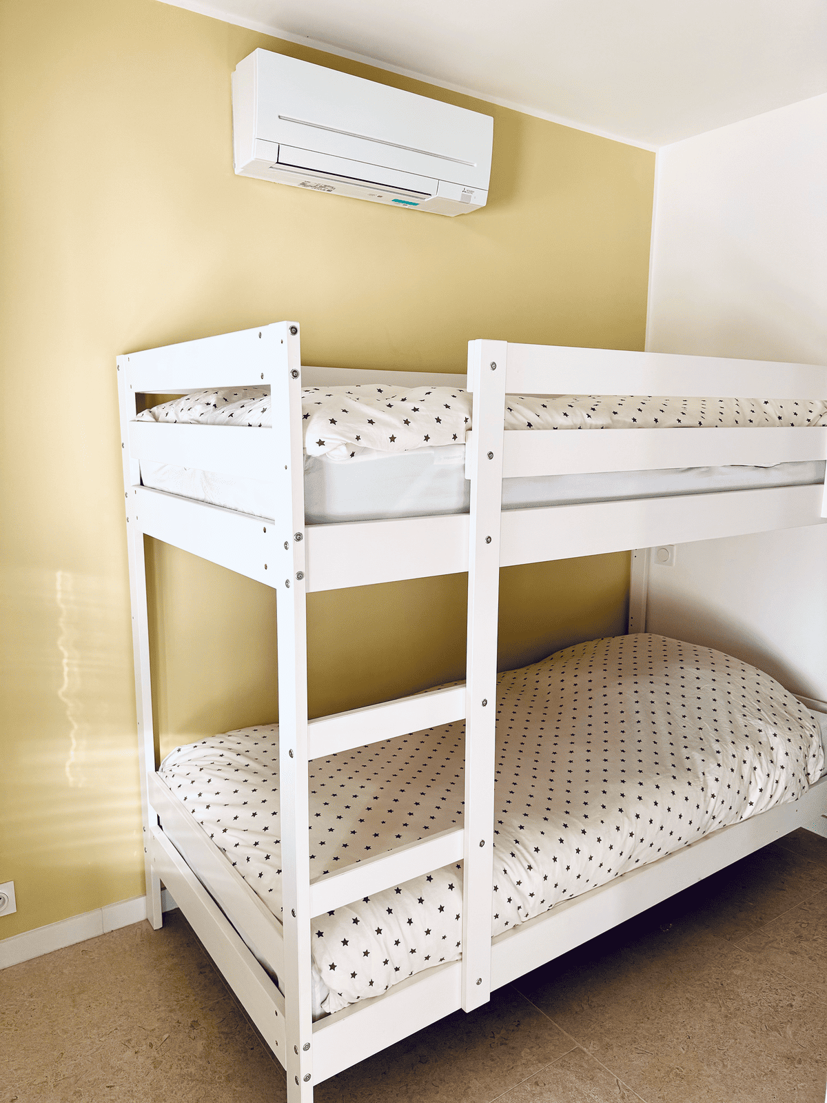 Lit superposé de la cinquième chambre de la Villa Real