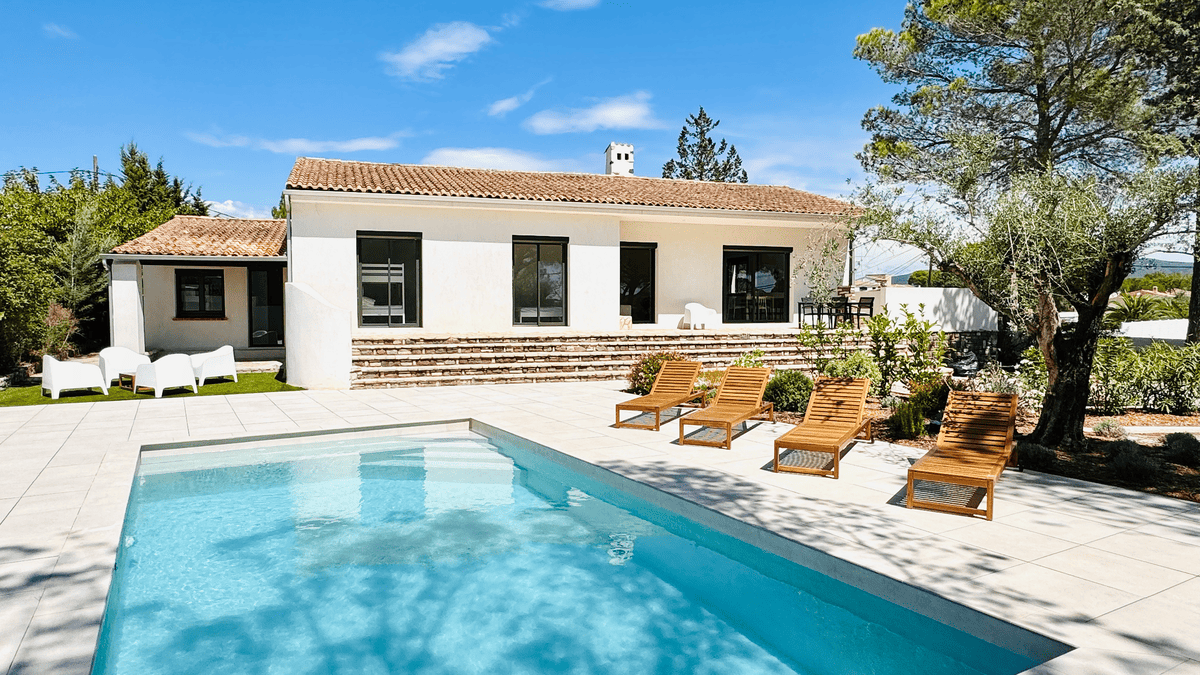 Piscine neuve de la Villa Réal à Puget-sur-Argens