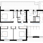 Plan de la Villa Réal à Puget-sur-Argens